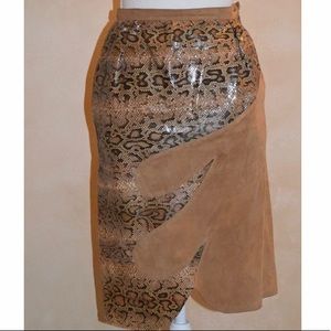 Vintage Rare Valentino Snakeskin Skirt